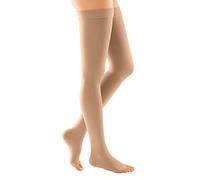 medi Duomed Soft (BS CCL 1) Compression Stockings Thigh Length with Silicone topband Open Toe Beige X Large