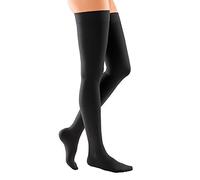 medi Duomed Soft (BS CCL 2) Compression Stockings Thigh Length with Silicone topband Closed Toe Black Small