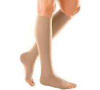 Medi Duomed Soft Class 3 Below Knee: Sand, Small, Open Toe