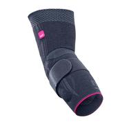 medi Epicomed Elbow Support | Unisex | Silver | Size III | Compression Bandage for Stabilising the Joint on Tennis Elbow or Golfer's Elbow | Can be Worn on Both Sides | Massage Effect | Silicone Pad