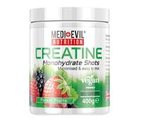 Medi-Evil Nutrition Creatine Monohydrate Powder, Forest Fruit Flavour, 400g, Micronised for Easy Mixing