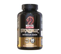 Medi-Evil Nutrition Excalibur Thermogenic Weight Management and Pre Workout Supplement 60 Large High Dose Capsules
