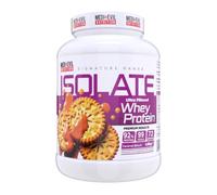 Medi Evil Nutrition Whey Protein Isolate 1.8kg - High Protein, Low Sugar, Low Carb, 99 Calories, Premium Protein Powder for Lean Muscle & Strength from Grass Fed Whey (1.8kg, Caramel Biscuit)
