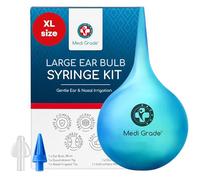 Medi Grade Ear Wax Removal Bulb Syringe 90ml, Ear Cleaner and Syringe Kit