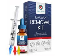 Medi Grade Ear Wax Removal Kit, Ear Cleaner with 10ml Olive Oil Ear Drops