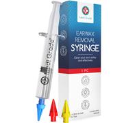 Medi Grade Ear Wax Removal Syringe - Natural Ear Cleaner for Safely Removing Ear Wax at Home - Reusable Ear Cleaning Kit with 3x Family