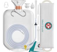 Medi Grade Enema Kit for Adults, 2L Bag for Colonic Irrigation, 4 Tips