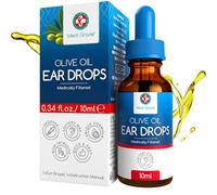 Medi Grade Olive Oil Ear Drops with Pipette Dropper, Ear Wax Removal 10ml