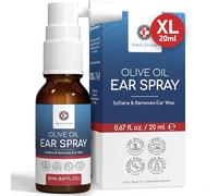 Medi Grade Olive Oil Ear Spray for Wax Removal and Blocked Ears, 20ml - 100% Natural Ear Oil Spray Softens and Removes Hardened Earwax Buildup - Over 50 Sprays for Effective Ear Cleaning