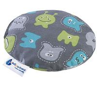 Medi Partners Cherry Stone Cushion Heat Pillow for Babies 180g Round 15cm Eco Natural 100% Cotton Heat and Cold Therapy Massage Therapy (Creatures)