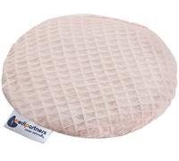 Medi Partners Cherry Stone Cushion Heat Pillow for Babies 180g Round 15cm Eco Natural 100% Cotton Heat and Cold Therapy Massage Therapy (Light Pink)