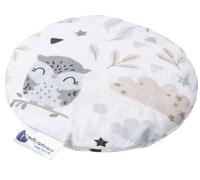 Medi Partners Cherry Stone Cushion Heat Pillow for Babies 180g Round 15cm Natural 100% Cotton Heat and Cold Therapy Massage Therapy (Glade)