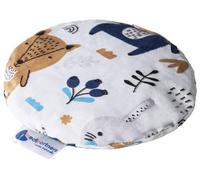 Medi Partners Cherry Stone Cushion Heat Pillow for Babies 180g Round 15cm Natural 100% Cotton Heat and Cold Therapy Massage Therapy(Boho Animals)
