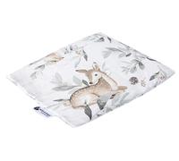 Medi Partners Cherry Stone Cushion Large Heat Pillow 500 g Rectangle 20x25 cm Natural 100% Cotton Heat + Cold Therapy Massage Therapy (Deer with Leaves)