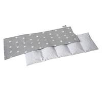 Medi Partners Cherry Stone Pillow 60x20cm 800g 100% Cotton 5-Chamber Natural Heat Pillow Cold Therapy Removable Pillowcase (Stars)