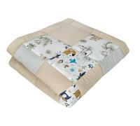 Medi Partners Crawling Blanket 100% Cotton 100x100cm Multifunctional Thick Soft Play mat Baby Playpen Insert