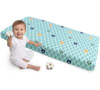 Medi Partners Fitted Sheet 60x120 cm 100% Cotton Baby Bed Linen Mattress Cot (Forest)