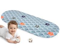 Medi Partners Fitted Sheet Pram 86 x 40 cm 100% Cotton Mattress Protector Baby