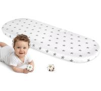 Medi Partners Fitted Sheet Pram 86 x 40 cm 100% Cotton Mattress Protector Baby