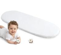 Medi Partners Fitted Sheet Pram 86 x 40 cm 100% Cotton Mattress Protector Baby