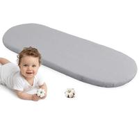 Medi Partners Fitted Sheet Pram 86 x 40 cm 100% Cotton Mattress Protector Baby