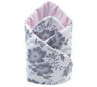 Medi Partners Swaddling Blanket Pillow 100% Cotton 75x75cm Sleeping Bag Double Sided Soft All Year Round Multifunctional Anti-Allergic Babies (Berry)