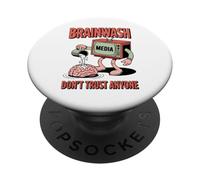 Media Brainwash Meme Style PopSockets Adhesive PopGrip