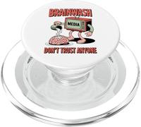 Media Brainwash Meme Style PopSockets PopGrip for MagSafe