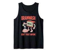 Media Brainwash Meme Style Tank Top