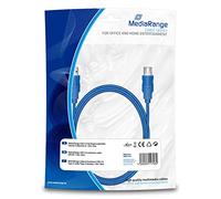 Media Range mrcs151 USB 3.0 AM/AF Cable 1.8 m Blue