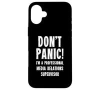 Media Relations Supervisor Case for iPhone 16 Plus