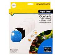 Media Set 139P For Ocellaris 1400/UV (3x Wool, 1x Fine, 1x Coarse Sponge)