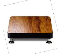 Media Stereo Cabinet Stand1 Tier Rack AV Shelf Floor-Standing Speaker Stands Wooden Audio Video Rack Amplifier Stand Bluetooth Stereo Components,Wood-23.5 * 29cm