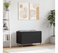 Media Storage Cabinet Vinyl Record 74.5x38x48cm Engineered Wood LP Unit white gr