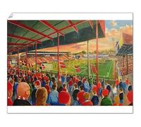 Media Storehouse 10x8 Print of Bootham Crescent Stadium Fine Art - York City Football Club (14645867)