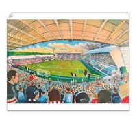 Media Storehouse 10x8 Print of East End Park Stadium Fine Art - Dunfermline Athletic FC (14645913)