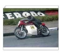 Media Storehouse 10x8 Print of John Hartle (Kirby Metisse) 1967 Senior TT (12398802)
