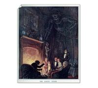 Media Storehouse 1930 Print: A Family Hears a Ghost Story by the Fire - Print 10"x8" (25x20cm) (7218777)