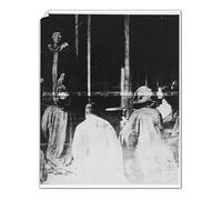 Media Storehouse Aleister Crowley Performing Rites at Temple Print - Print 10"x8" (25x20cm) (4332360)