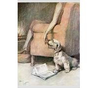 Media Storehouse Cecil Aldin Print: Woggles by the Fire, 1931 - Poster Print A2 (59.4 x 42cm) (14357669)