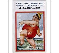 Media Storehouse Clacton-on-Sea: Fat Lady Paddling in the Sea, Print - Print 10"x8" (25x20cm) (4311005)