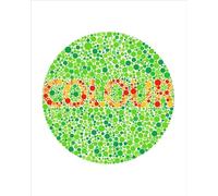 Media Storehouse Colour Blindness Test: Computer Artwork Print - Print 10"x8" (25x20cm) (6416894)