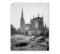 Media Storehouse Coventry Cathedral Shell, April 1946 Print - Print 10"x8" (25x20cm) (12193372)