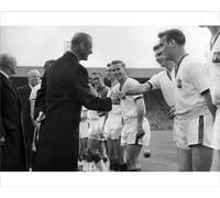 Media Storehouse Duncan Edwards Introduced to Prince Philip, FA Cup Final 1957 Print - Print 10"x8" (25x20cm) (5146378)