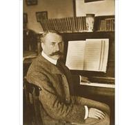 Media Storehouse Edward Elgar at the Piano, c1911 Print - Print 10"x8" (25x20cm) (1705789)