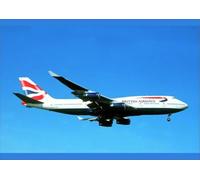 Media Storehouse FlightGlobal Print: Boeing 747-400 British Airways - Poster Print A2 (59.4 x 42cm) (1566457)