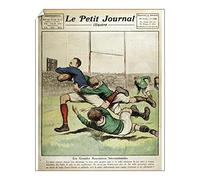 Media Storehouse France v Ireland Rugby Print: 23-8 Paris Victory - Print 10"x8" (25x20cm) (594524)