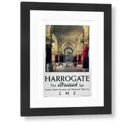 Media Storehouse Harrogate - The British Spa, LMS Framed Print, 1923-1947 - Modern Frame 22"x18" (58x48cm) (10016043)