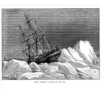 Media Storehouse HMS Terror Trapped in Arctic Ice Print 1878 - Print 10"x8" (25x20cm) (19790059)