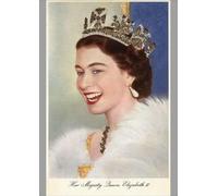 Media Storehouse HRH Queen Elizabeth II in George IV State Diadem Print circa 1954 - Poster Print A2 (59.4 x 42cm) (7226769)